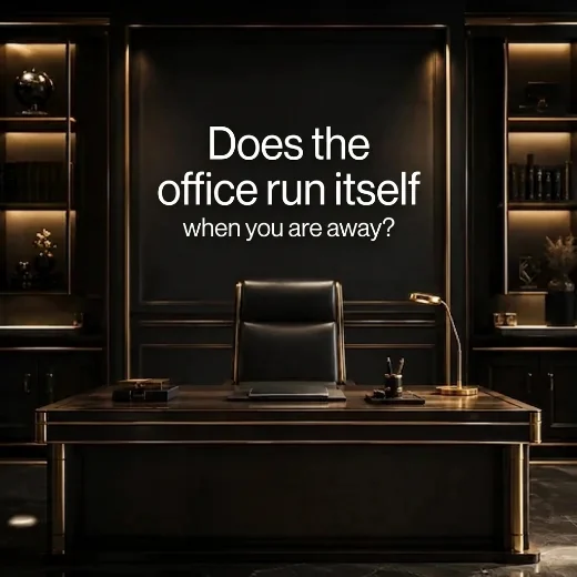 Notary office carousel: does the office run itself when you are away?