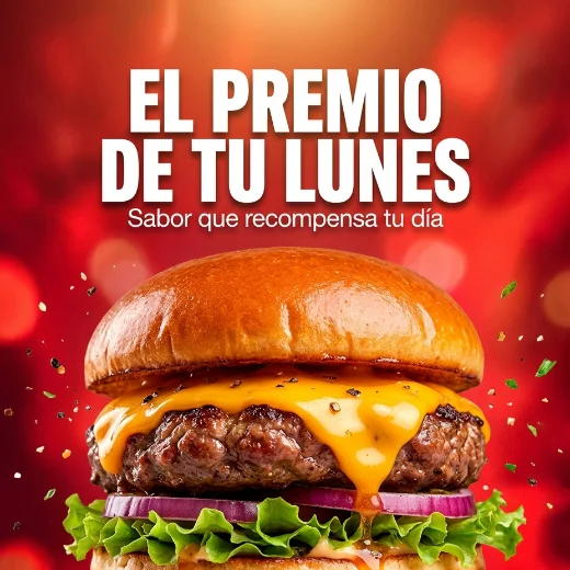Post de hamburguesería: el premio de tu lunes