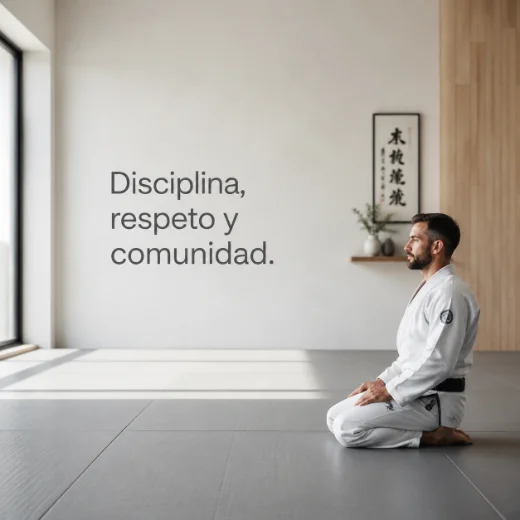 Post de jiu-jitsu: disciplina, respeto y comunidad