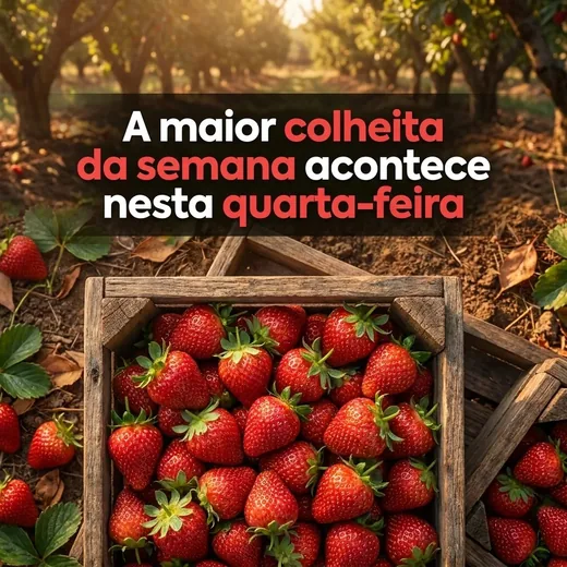 Carrossel de hortifruti: A maior colheita da semana acontece nesta quarta-feira