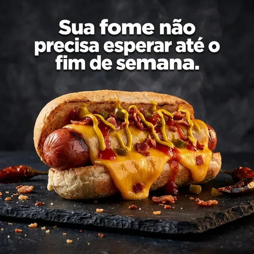 Carrossel de lanchonete: Sua fome não precisa esperar até o fim de semana