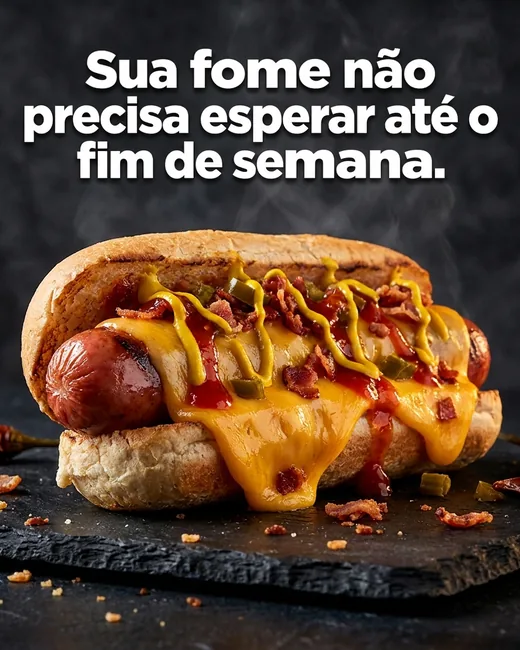 Capa de carrossel de lanchonete