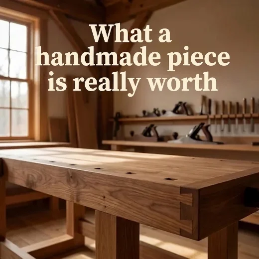 Woodworking carousel: what a handmade piece is really worth
