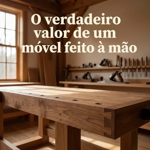 Carrossel de marcenaria: O verdadeiro valor de um móvel feito à mão