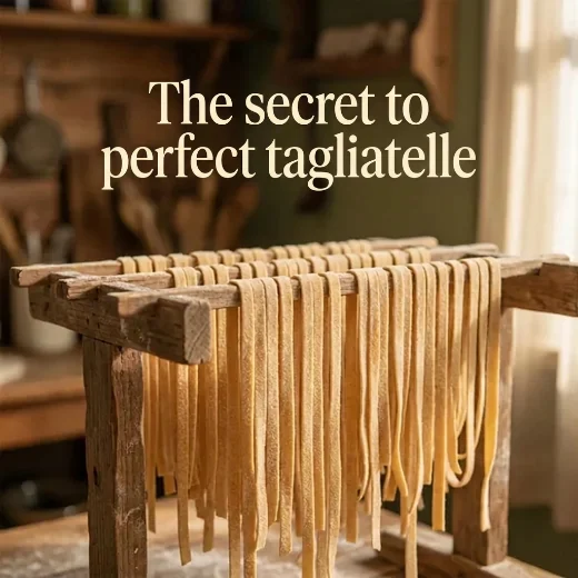 Fresh pasta carousel: the secret to perfect tagliatelle