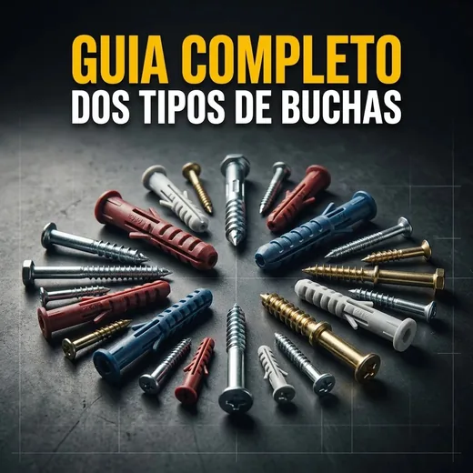 Carrossel de material de construção: Guia completo dos tipos de buchas