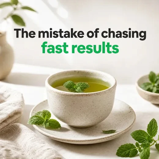 Nutrition carousel: the mistake of chasing fast results